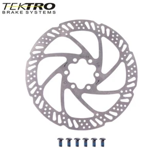 TEKTRO Bike Rotor 160/180 Mountain Bicycle Hydraulic MTB Disc Brake Rotor 6 Bolt - Picture 1 of 5