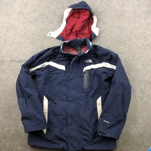 The North Face Jacket Boys Large Blue Windbreaker Rain Hyvent Full Zip Outdoor * - Picture 1 of 19