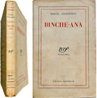 Binche-Ana 1933 Marcel Jouhandeau Nrf