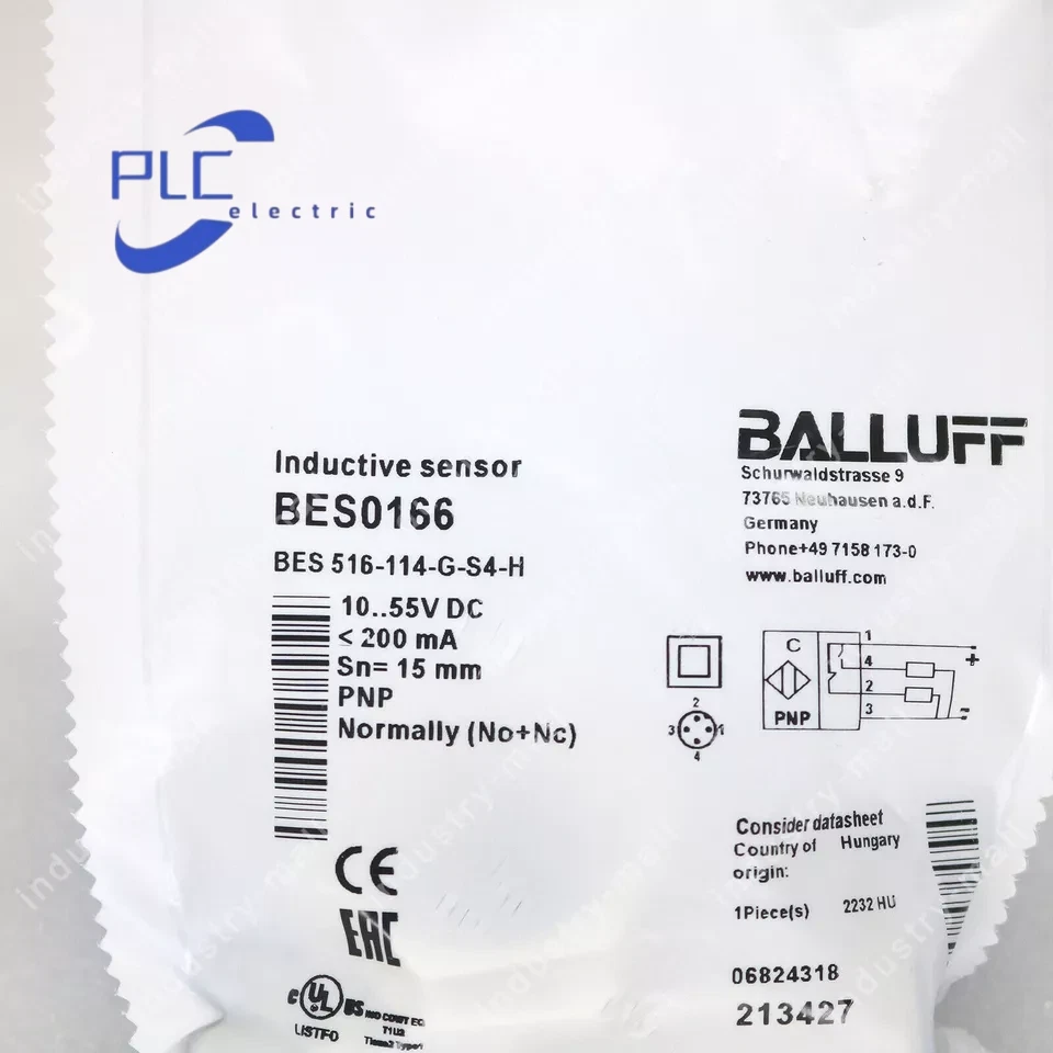 BALLUFF BES0166 (BES 516-114-G-S4-H) sensors brand new free shipping - Image 1 of 1