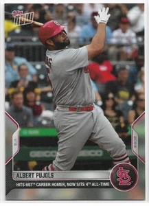 2022 Topps Now Albert Pujols #881 EN MANO MLB 697th Career Home Run PR 3.480 - Imagen 1 de 2