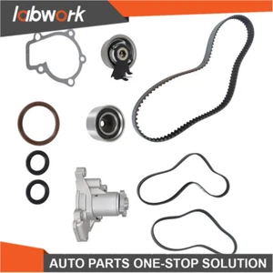 Labwork Timing Belt Kit V- Belt Water Pump For 2005-2010 Hyundai Kia 2.0L - Picture 1 of 11