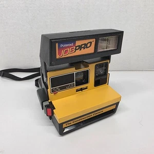 Vintage Polaroid Job Pro Camera 600 Plus Black & Yellow (TESTED) Made In USA - Picture 1 of 11