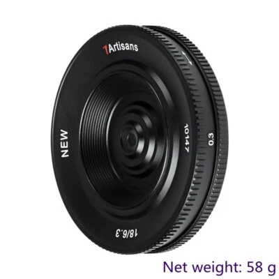 7 ARTISANS 7artisans 18mm F6.3 II UFO Light Lens For panasonic for Olympus Micro M4/3 Camer
