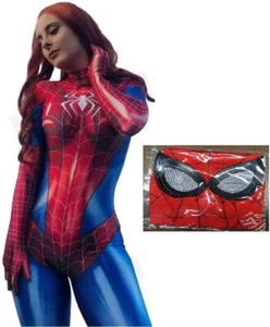 Spiderman Bodysuit Tight Zentai Outfit Jumpsuit New Spider-Women Cosplay Costum - Picture 1 of 14