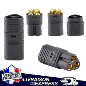 CONNECTEUR TRIPLE 3 PRISE FEMELLE + MÂLE MT60 3.5MM FPV RC DRONE LIPO [1922] - Foto 1 di 2