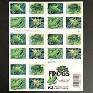USA 2019 Stamps MNH Booklet Forever Tree/Leopard/Squirrel Frogs Sheet of 20 US . - Picture 1 of 6