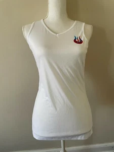 Solfire Top Damen klein weiß Tunika Tanktop Rundhals ärmellos - Bild 1 von 4