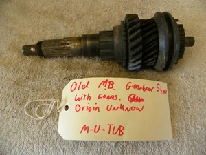 Mercedes Benz ?? Ponton Adenauer ? W180 W186 ?? Transmission Shaft & Gears ..TUB - Bild 1 von 12