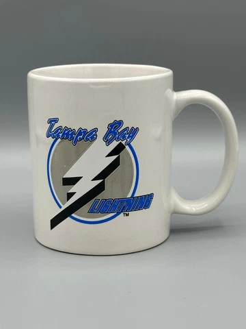 Vintage Tampa Bay Lightning NHL Hockey Coffee Mug Linyi (Reflective Logo) Cover