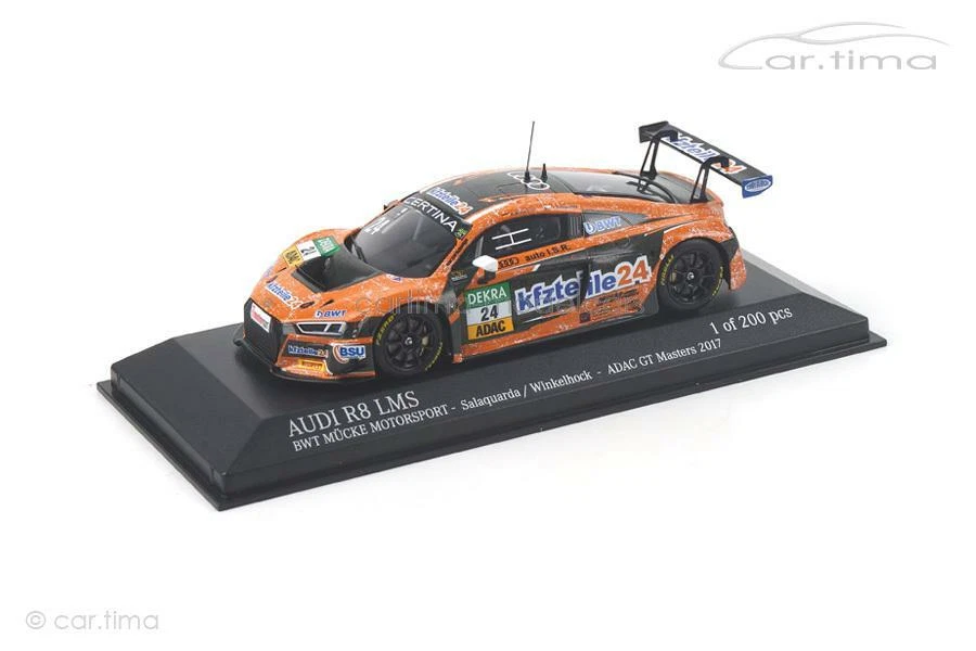 Audi R8 LMS BWT Mucke Motorsport Winkelhock ADAC GT Masters 2017 Minichamps