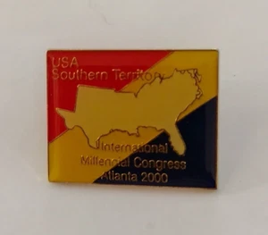 International Millennial Congress Atlanta 2000 USA Southern Territory Lapel Pin - Picture 1 of 5