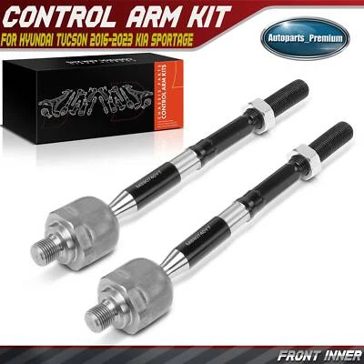 2Pcs Front Inner Tie Rod End for Hyundai Tucson 2016-2023 Kia Sportage 2017-2023 - Image 1 of 4