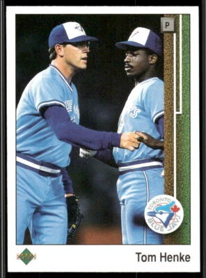 1989 Upper Deck #264 Tom Henke - Image 1 of 2