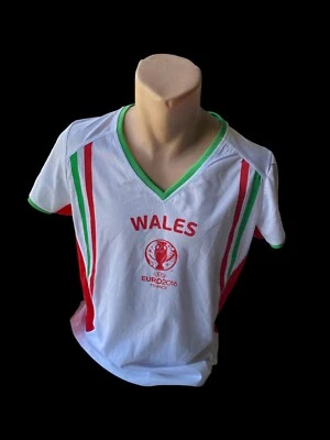 Camiseta Hombre Gales Fútbol Oficial Euro 2016 Camiseta Reino Unido Talla Grande Foto 1 de 4
