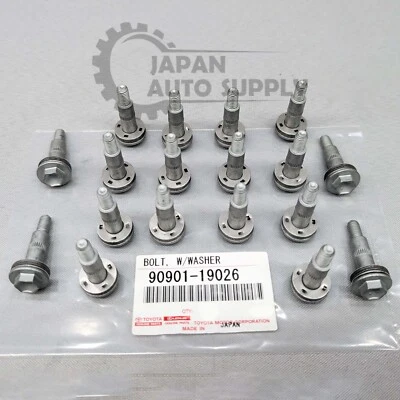 OEM GENUINO TOYOTA CAMRY HIGHLANDER SIENNA ES300 RX330 PERNO CON JUEGO DE LAVADORA 18 Foto 1 de 2