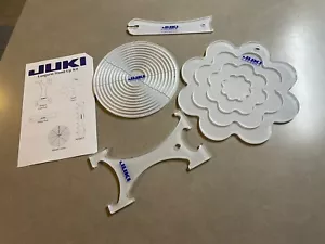 JUKI Long Arm Stand Up Kit Starter Tool Small Daisy Nested Circles Pointed Leaf - Picture 1 of 7