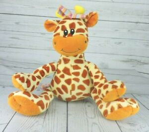 Socks Giraffe Plush 10" Stuffed Animal Baby Security Lovey Toy Multicolor Mane