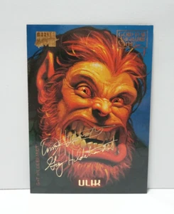 Ulik #128 1994 Marvel Masterpieces Gold Foil Signature Series Card - Picture 1 of 2