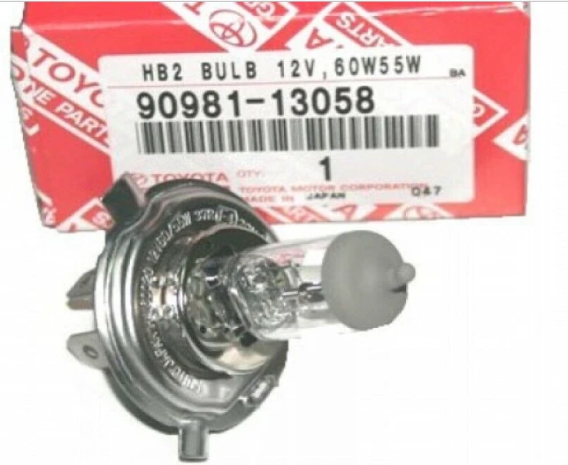 Bombilla Original Toyota OEM (para faro, n.º 1) YARIS/ECO (3D,5D) ☆ 90981-13058 ☆ Foto 1 de 4