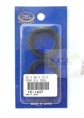 Vedações de garfo YAMAHA XS360 XS400 XS400D XS400E XS400G TTR125 FABRICANTE DE EQUIPAMENTO ORIGINAL # 1L9-23145-00-00 - Imagem 1 de 4