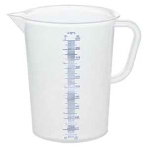 GRÄWE Messbecher Messkanne 2 Liter Kunststoff Literskala Maßbecher Literkanne - Bild 1 von 1