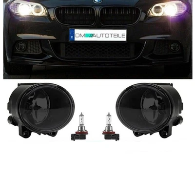 2xH11 Nebelscheinwerfer Smoke Schwarz für BMW X5 F22 F23 E92 E93 F10 F11 M-Paket - Bild 1 von 4