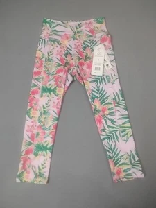 VOGO Women's Small Hi Waist Yoga Pants 22" Capri Leggings Pockets Floral Print - Picture 1 of 12