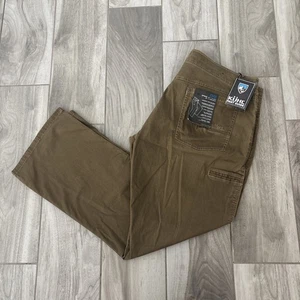 Pantalones Kuhl D'Lux Para Hombre 40/30 Vintage Pátina Tinte Marrón Bolsillos Aire Libre Senderismo - Imagen 1 de 7