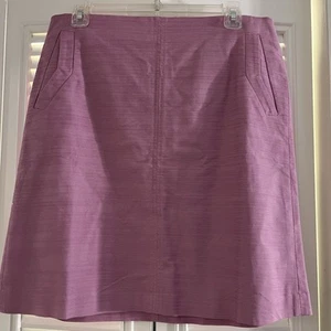 Ann Taylor 10 Barbie-Stil rosa Rock Reißverschluss hinten A-Linie - Bild 1 von 10