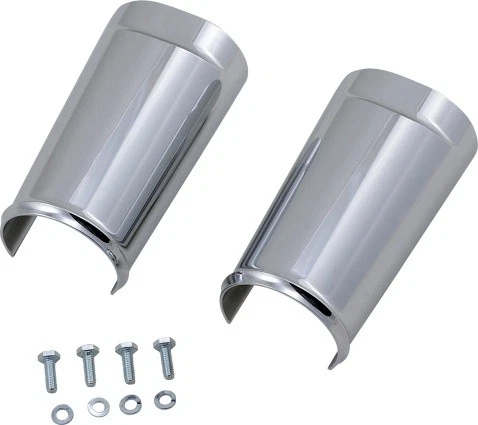 Arlen Ness Fat Tire Fork Boot Chrome #20-043 Harley Davidson Road Glide - Image 1 of 1