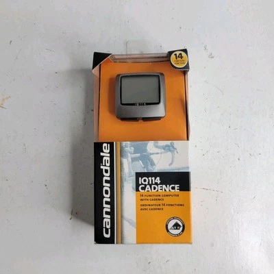 Cannondale IQ114 Cycling Computer 14 Function With Cadence  - Image 1 of 4