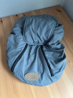 Cozy Cover 2-in-1 Infant Carrier Baby Car Seat Cover Gray  All Season Protection - Image 1 of 2
