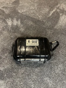 Pelican 1010 Micro Case - Solid Black - Good Used Shape - Picture 1 of 4