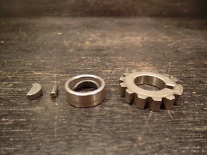 1980 KAWASAKI KM100A KM 100 A CARBURETOR SIDE CRANK HARDWARE - Picture 1 of 2