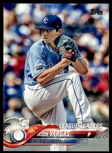 2018 Topps Series 1 #327 Jason Vargas  LL   Kansas City Royals