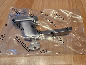Fenstergriff Schüco Vario Tec 100 Nm abschließbar 254902 Silber Edelstahl - Bild 1 von 2