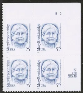 US USA Sc# 2942 MNH FVF PL# BLOCK Mary Breckinridge Frontier Nursing Service - Picture 1 of 1