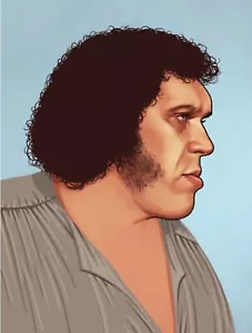 Mike Mitchell - ANDRE THE GIANT - Princess Bride - Portrait - Mondo - Rare - Picture 1 of 1