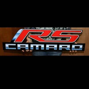 Camaro RS Full Size Wall Emblem Art 34" by 9" 5th Gen 2010 Through 2015 - Bild 1 von 6