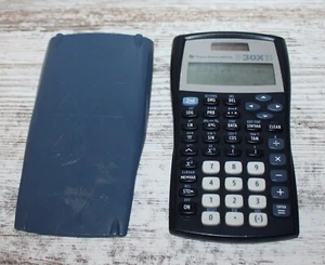 TI-30X IIS Calculadora Científica Texas Instruments Cubierta Negro Azul Oscuro Probado - Imagen 1 de 3