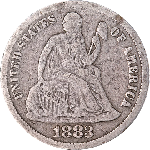 1883-P Seated Liberty Dime Great Deals From The Executive Coin Company Cover