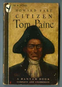 CITIZEN TOM PAINE by Howard Fast! Vintage 1946 Bantam Books First Printing PB! - Picture 1 of 2