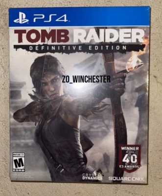 sealed Tomb Raider Definitive Edition ARTBOOK EDITION PS4 PlayStation 4 Launch - Image 1 of 4