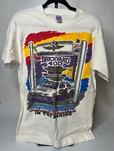 Vintage Brickyard 400 Inaugural Race T-Shirt 1994 Gr: M Einzelnaht Unisex Erwachsene - Bild 1 von 7