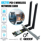 Wifi 6E PCIe Wifi Card AX210 Tri-Band Wireless Network Adapter BT5.3 Wifi Card