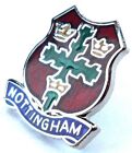 Nottingham City Nottinghamshire County Crest Small Pin Badge 
