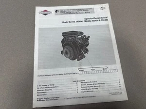 Briggs & Stratton Owner's Manual 274105 Low-E Operating Maintenance 290400 EPA - Bild 1 von 3
