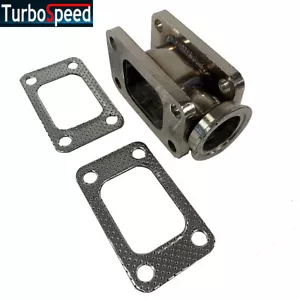 EMUSA T3 Turbo Flange Adapter Conversion w/38mm VBAND Wastegate Flange+Gasket - Picture 1 of 12