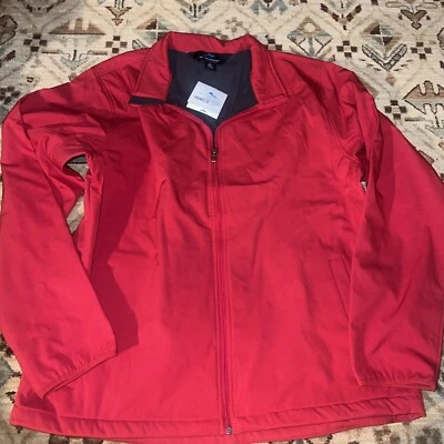 NWT TRI-MOUNTAIN Softshell RED JACKET Water-Resistant NYLON OUTER Sz XL - Image 1 of 4